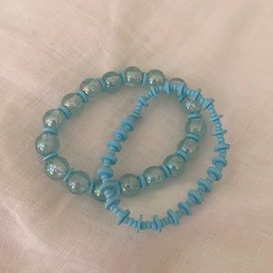 Blue, preppy/trendy, Bracelet Set!